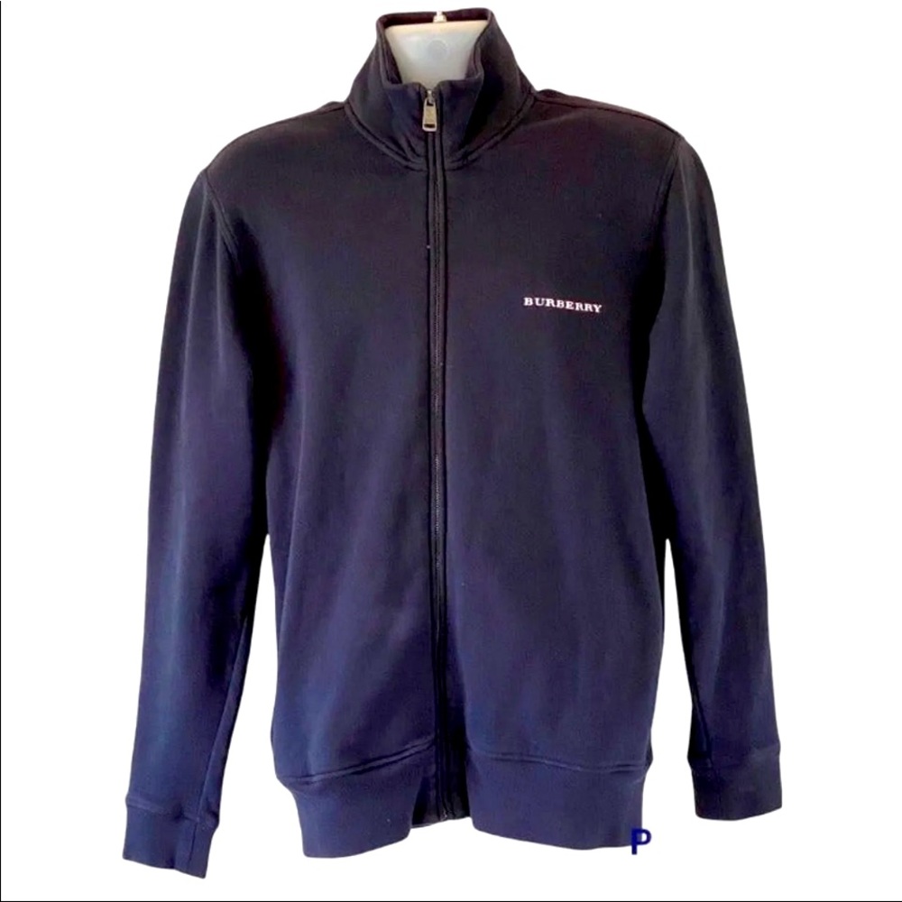 Burberry knit jacket. Burberry sweater jacket Sz L Nova Plaid trim 💐Host Pick💐